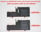 Аккумуляторы для ноутбуков hp Elitebook x360 1030 g2(1kr32pa) 11.55V 4935mAh