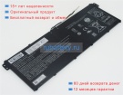 Аккумуляторы для ноутбуков acer Extensa ex215-21 7.6V 4870mAh