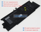 Аккумуляторы для ноутбуков dell Latitude 7410 817vm 11.4V 5666mAh