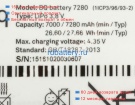 Аккумуляторы для ноутбуков bq Aquaris m10 3.8V 7000mAh