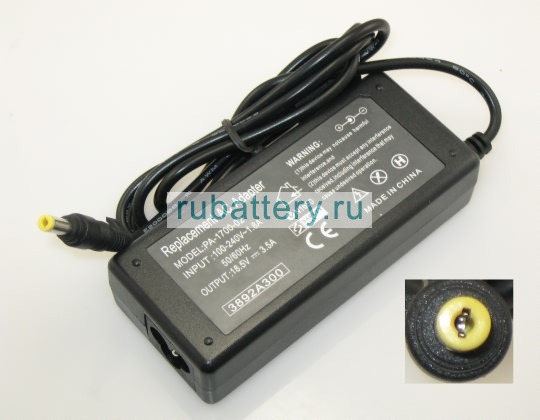 Блок питания для ноутбука compaq Presario m2100 series 18.5V 3.5A - Кликните на картинке чтобы закрыть
