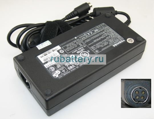 Блок питания для ноутбука toshiba Qosmio x500-s1812x 19V 9.5A - Кликните на картинке чтобы закрыть