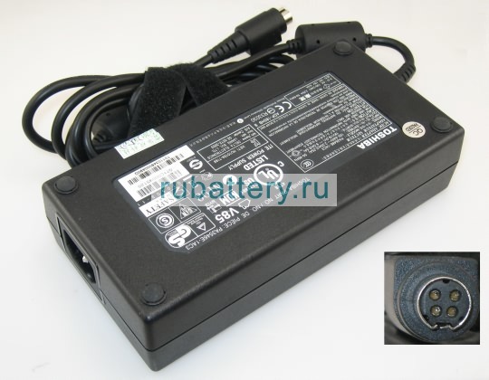 Блок питания для ноутбука toshiba Qosmio x500-14w 19V 9.5A - Кликните на картинке чтобы закрыть