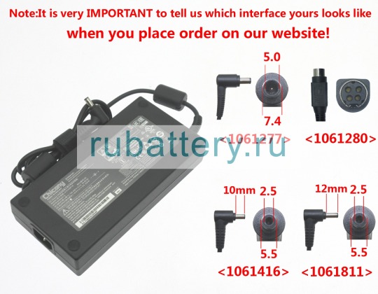 Блок питания для ноутбука hasee Zx7-kp7s1 19.5V 11.8A - Кликните на картинке чтобы закрыть