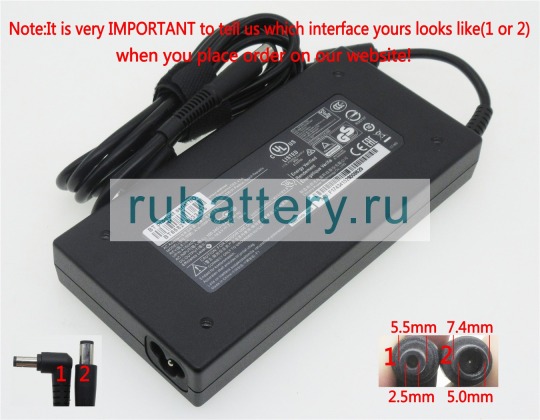 Блок питания для ноутбука hasee K680e-g6t3 19.5V 7.7A - Кликните на картинке чтобы закрыть