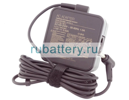 Блок питания для ноутбука asus Ux481fl 19V 3.42A - Кликните на картинке чтобы закрыть