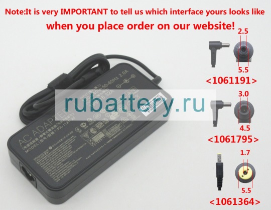 Блок питания для ноутбука hasee K660e 19V 6.32A - Кликните на картинке чтобы закрыть