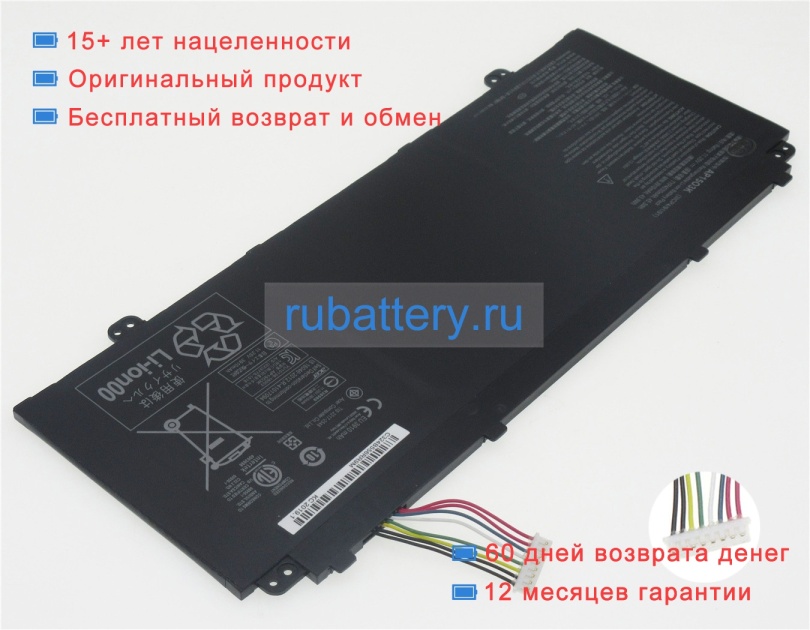 Аккумуляторы для ноутбуков acer Aspire s13 s5-371-537b 11.25V 4030mAh - Кликните на картинке чтобы закрыть