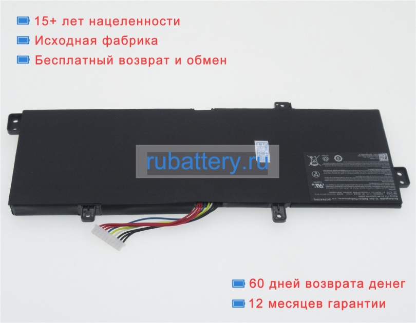 Аккумуляторы для ноутбуков thunderobot 911 targa-b6a 11.4V 5300mAh - Кликните на картинке чтобы закрыть