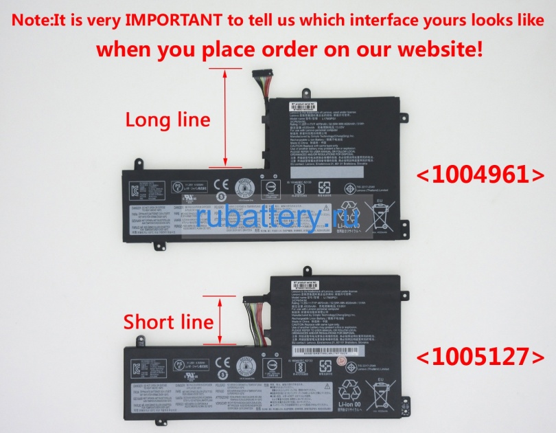 Lenovo 5b10t30215 11.4V 4610mAh аккумуляторы - Кликните на картинке чтобы закрыть