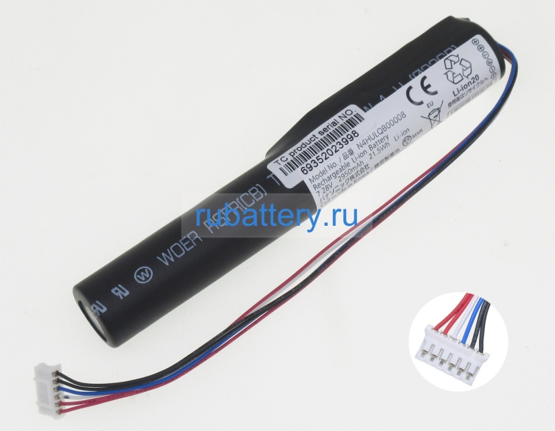 Panasonic N4hulqb00007 7.28V 2950mAh аккумуляторы - Кликните на картинке чтобы закрыть