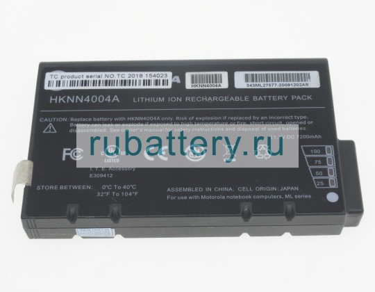 Motorola Hknn4004a 11.1V 7200mAh аккумуляторы - Кликните на картинке чтобы закрыть