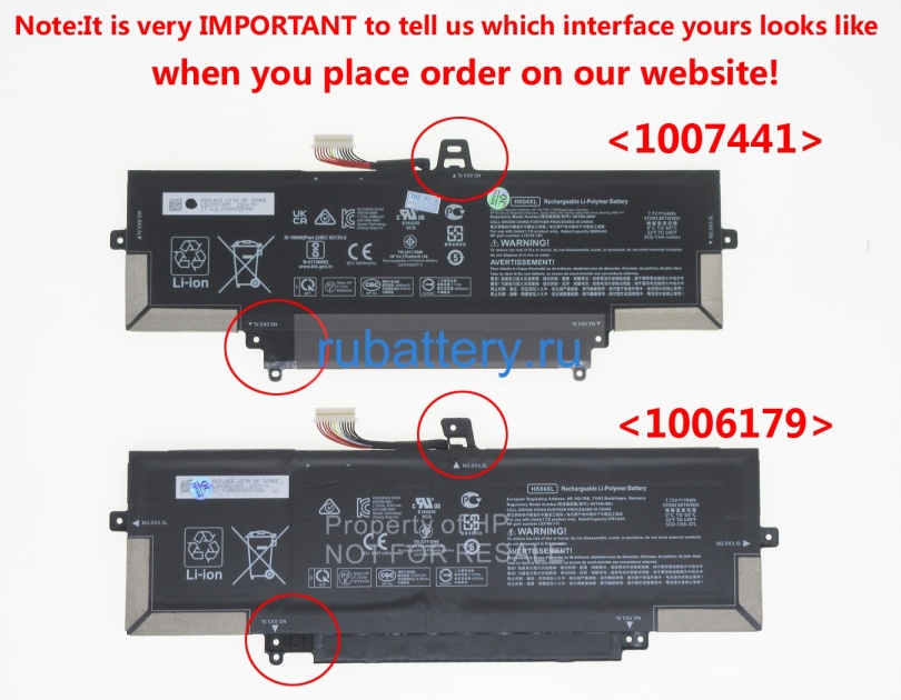Аккумуляторы для ноутбуков hp Elitebook x360 1040 g8 3a3e3pa 7.7V 6669mAh - Кликните на картинке чтобы закрыть