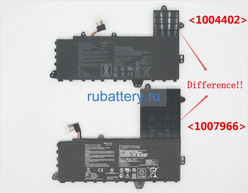 Аккумуляторы для ноутбуков asus E402na3450 7.6V 4110mAh - Кликните на картинке чтобы закрыть