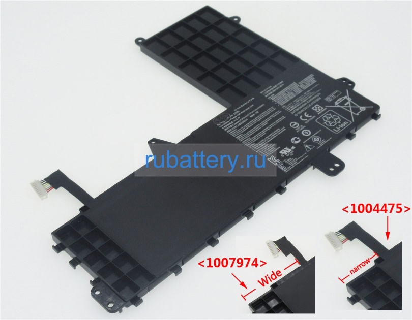 Аккумуляторы для ноутбуков asus E502na-go048t 7.6V 4110mAh - Кликните на картинке чтобы закрыть