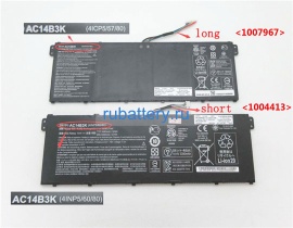 Аккумуляторы для ноутбуков acer Aspire es1-711 14.4V,or15.2V 3490mAh