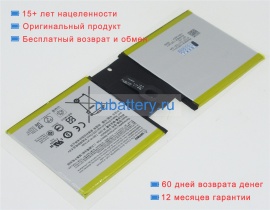 Аккумуляторы для ноутбуков microsoft Surface go 1825 7.66V 3411mAh