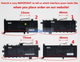 Asus B21n1818 7.3V or 7.6V 4110mAh аккумуляторы